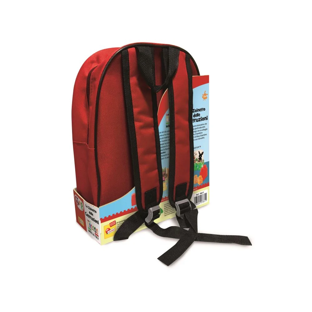 Bing - Zainetto Costruzioni baby rosso - Image 4