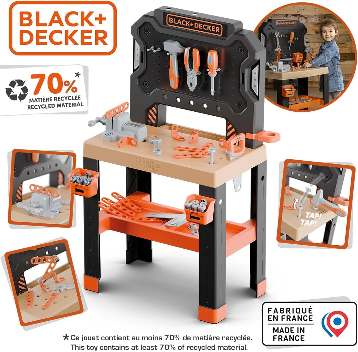 Black & Decker Banco da lavoro con 78 accessori - Image 6