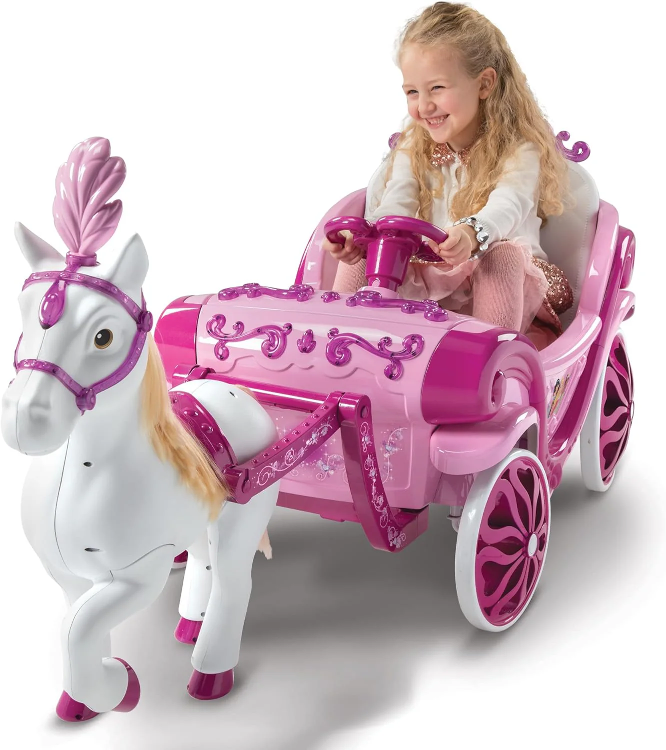 Cavallo e carrozza Disney Princess Royal - Auto elettrica 6V - Image 3