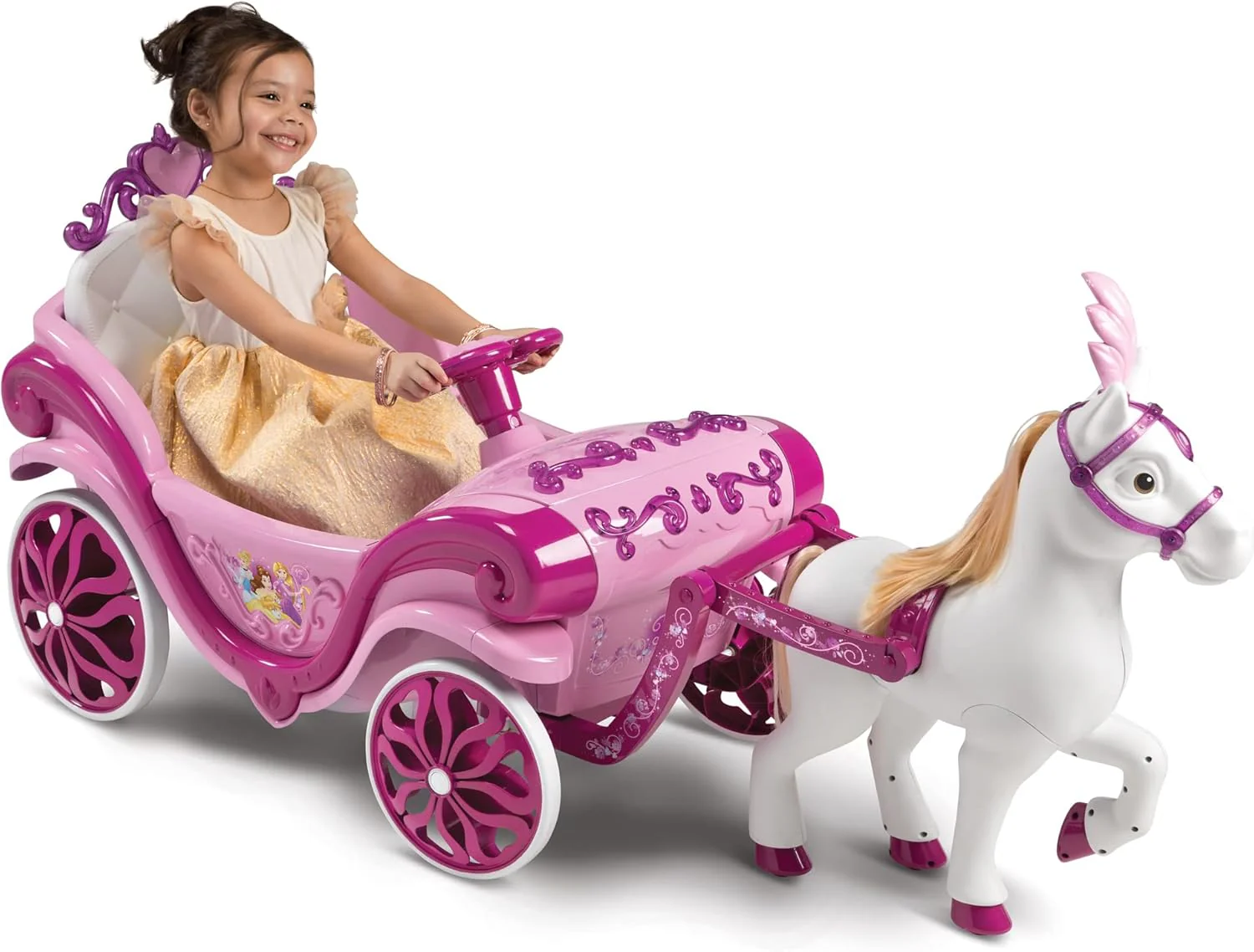 Cavallo e carrozza Disney Princess Royal - Auto elettrica 6V - Image 4