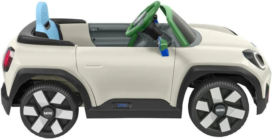 Macchina Mini Aceman 12V per bambini con Batteria al Litio Radiocomandata Bianca - Image 3